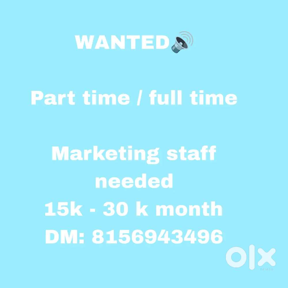 Marketing staff