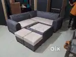 Sofa Discount buy new sofa 8499, L size sofa 13990/-Emi available