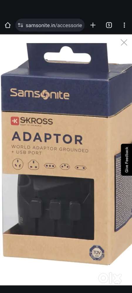 Brand new Samsonite international universal Adaptor
