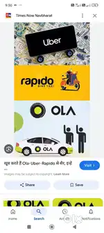 Uber ola rapdio car auto bike taxi attachment