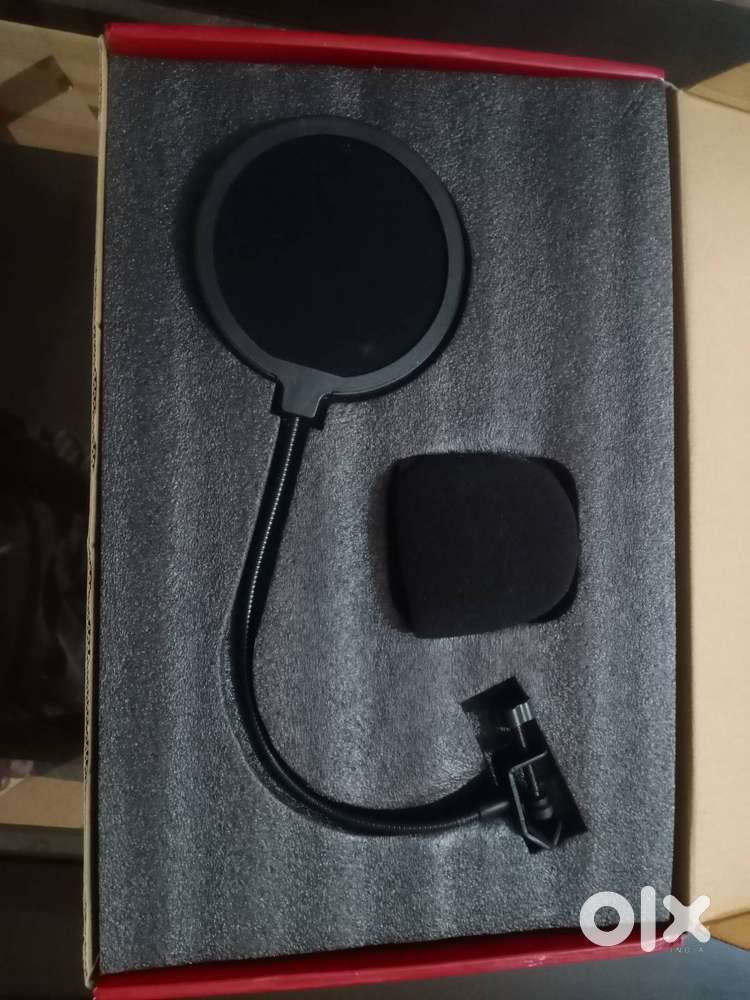 Zhizuka condenser podcasting microphone kit with v8 sound card