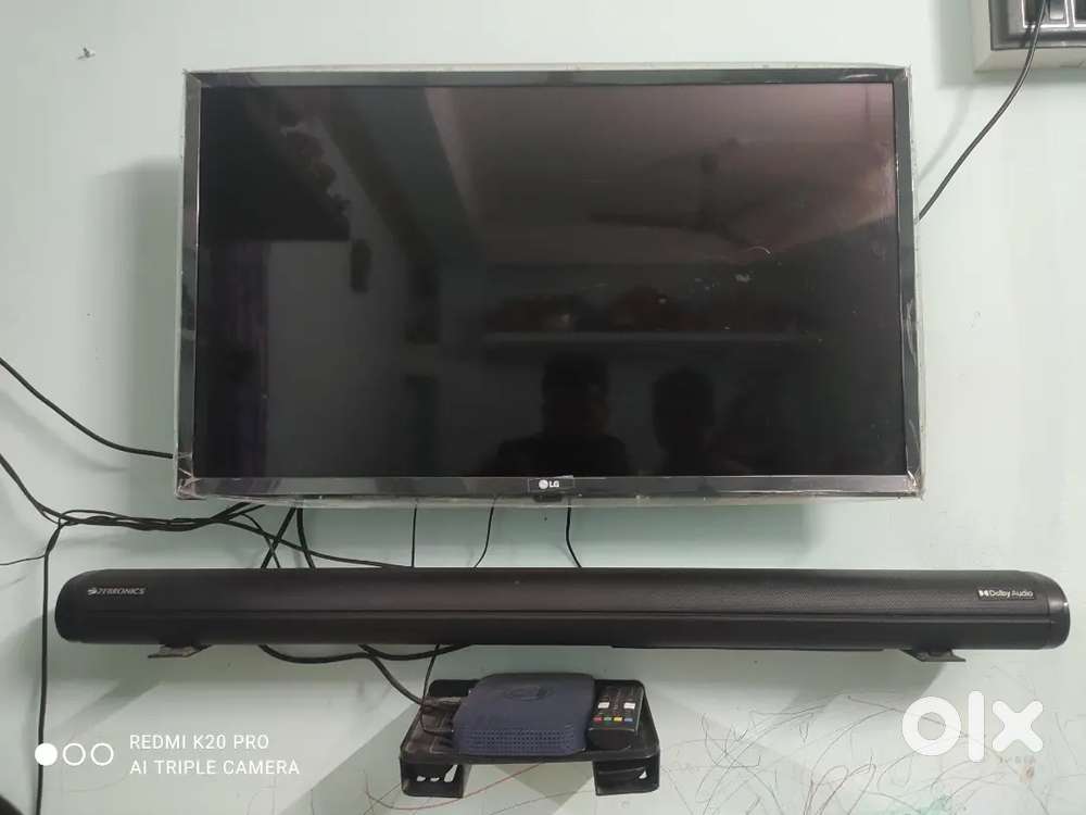 LG 32in. And Home Theater (Zebronics Dolby Audio)