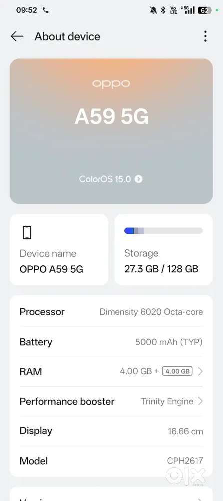 A59 5 g good condition