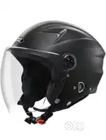 Studds Half Face Helmet Chrome Black (Brand New)