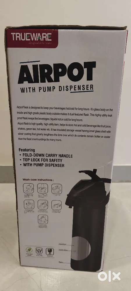 Pump Dispenser (new Box pack) Big size 1.8 lit.