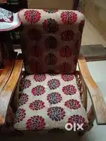 3+2 seater wooden sofa