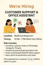 Customer support & Backend Support