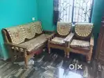 5 seater sofa set high quality sagon wood ka