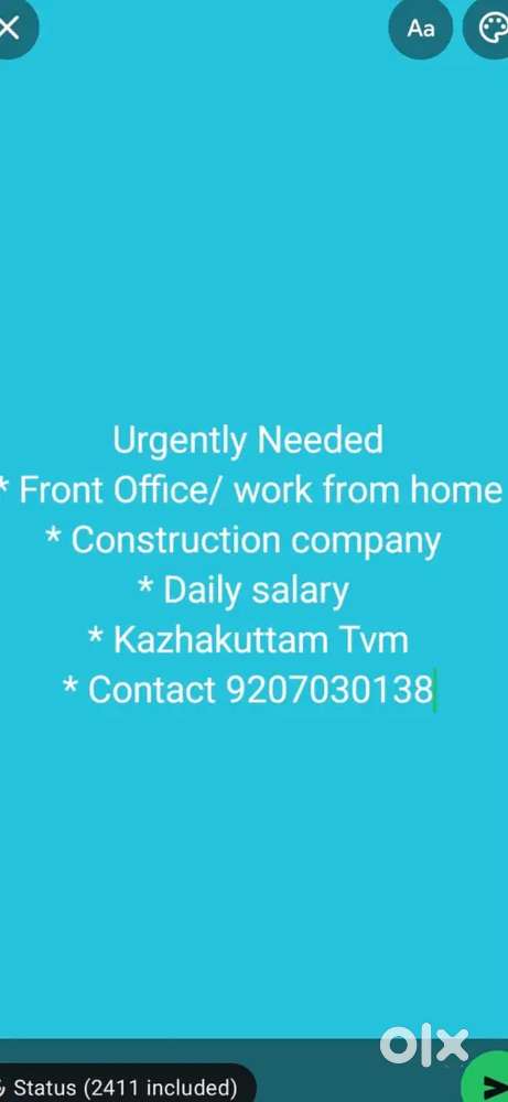 Front office / work from home