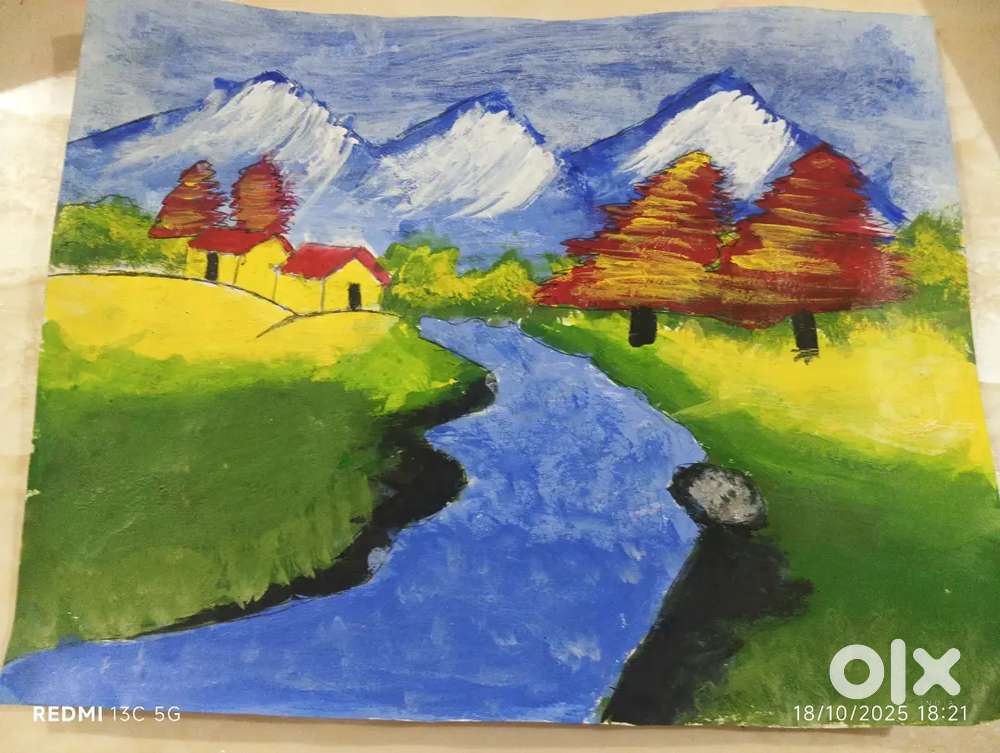 Acrylic beautiful scenery