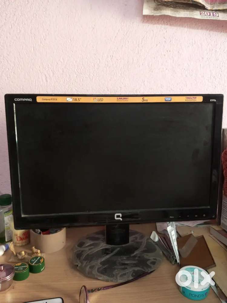 Computer Monitor 18.5 inch Compaq LED