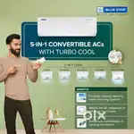 Blue Star 1.5 ton 3 star inverter split AC 5 in 1 convertible