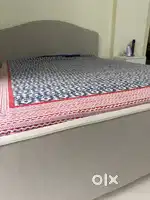 Ikea queen size bed with wakefit mattress