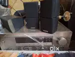 Yamaha home theatre with 7 Space speakers and woofer