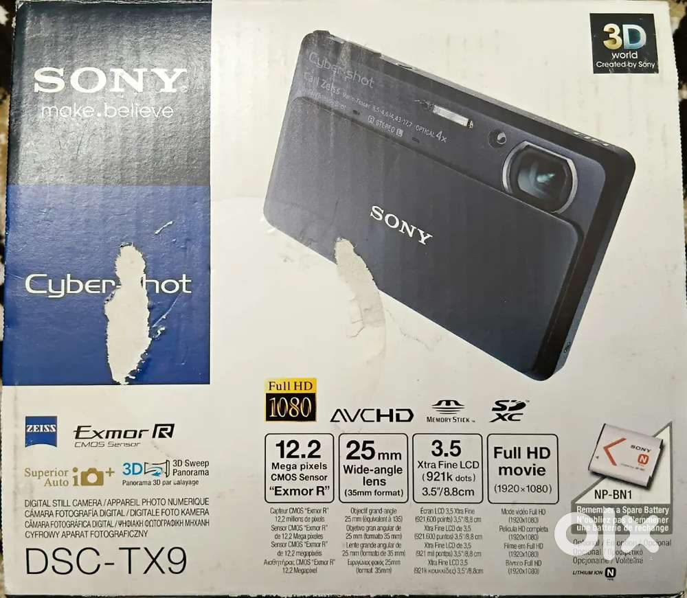 SONY CYBER SHOT DSC-TX9