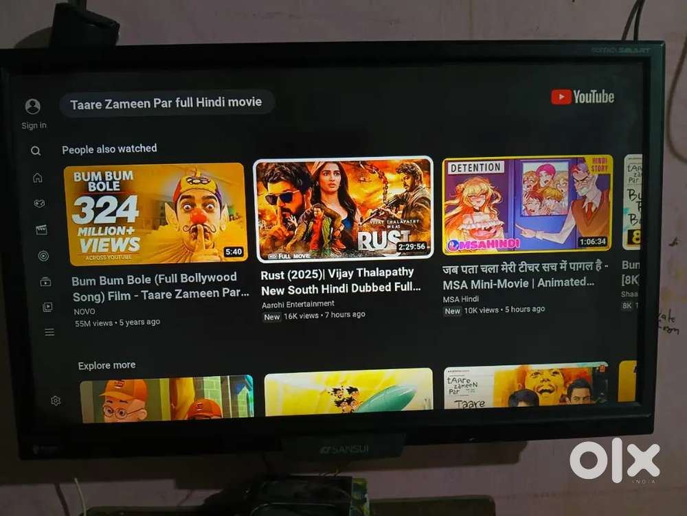 Sansui 32 Inch smart TV with original remote 3year use