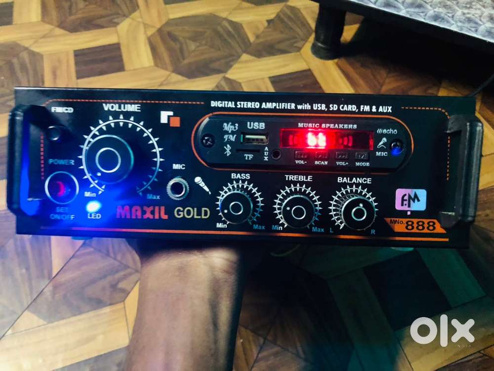 X-bass amplifier brand: maxil gold with remote