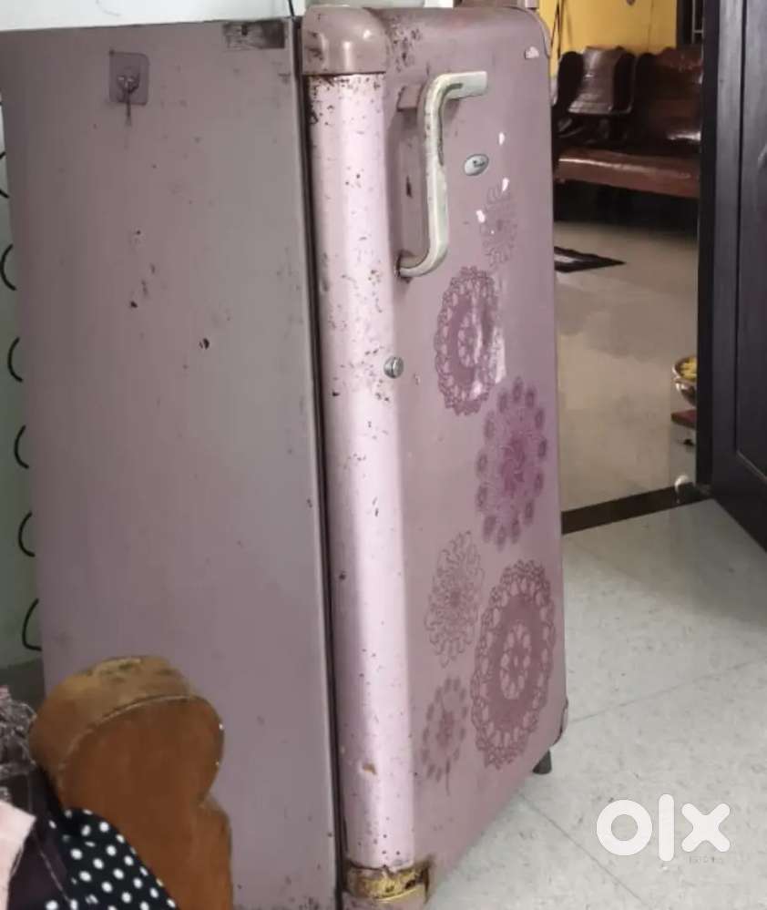 Used fridge and sofa