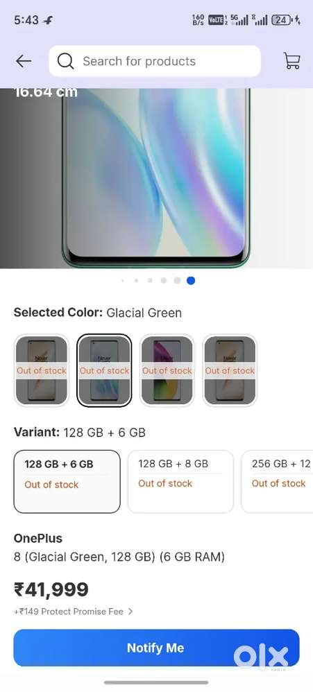 Oneplus 8 12gb 256 gb internal memory