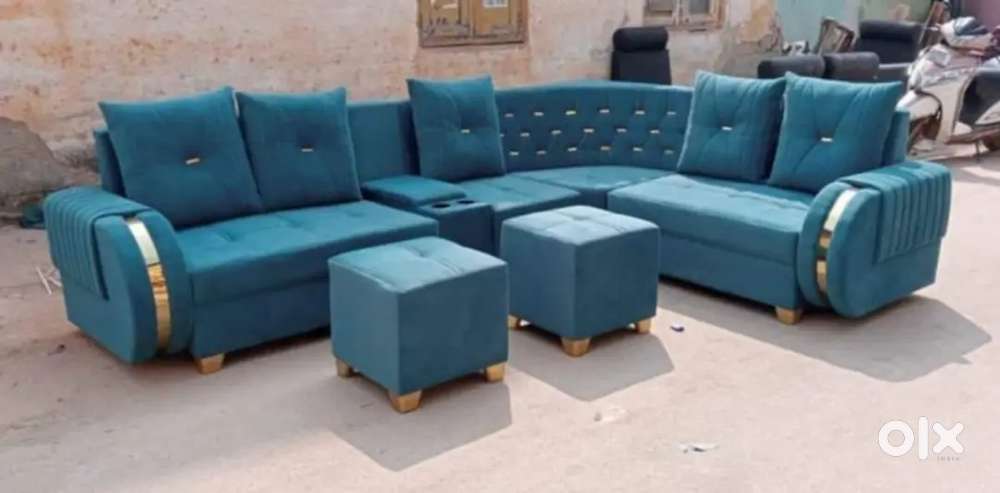 Premium quality l shape sofa set in starf premium Furniture.