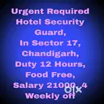 Chandigarh 5 Star Hotel Security Guard Job 02