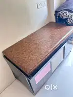Wooden side sitting