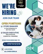 Male and Female staffs are required