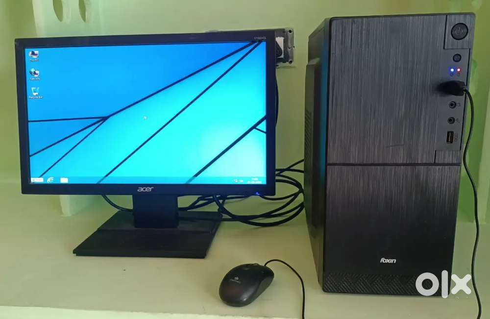 Full pc good working condition cpu monitor keyboard and mouse