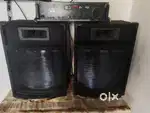 Machine with speakers