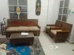 Antique sofa set brass carving with tepoy 3+1+1
