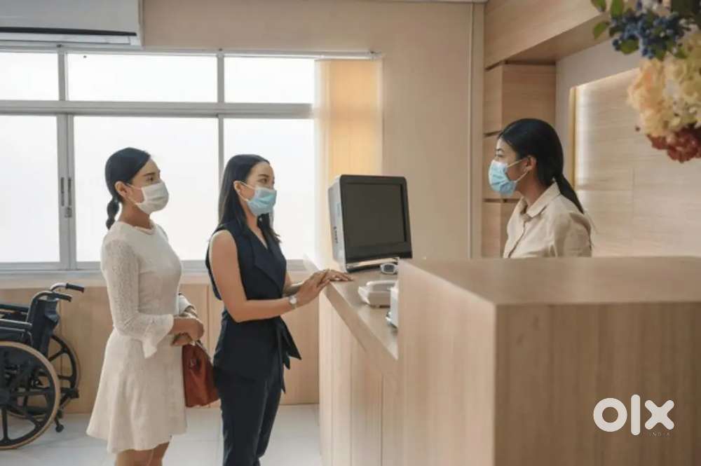 लड़के / लड़कियों की  हॉस्पिटल मे रिसेप्शनिस्ट  के लिए आवयस्कता है