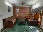 Sofa set with center table and sofa cum bed
