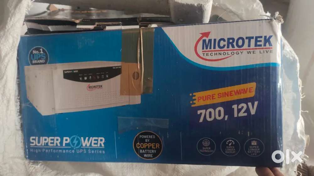 Amaze company 100 AH Battery with Microtek inverter 700 watts