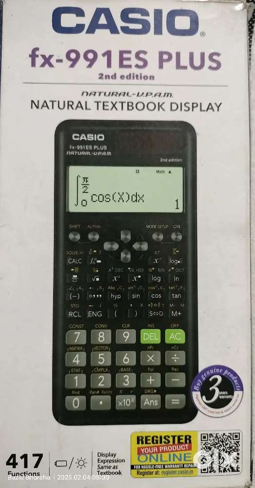 Casio fx 991 es plus 2 edition scientific calculator