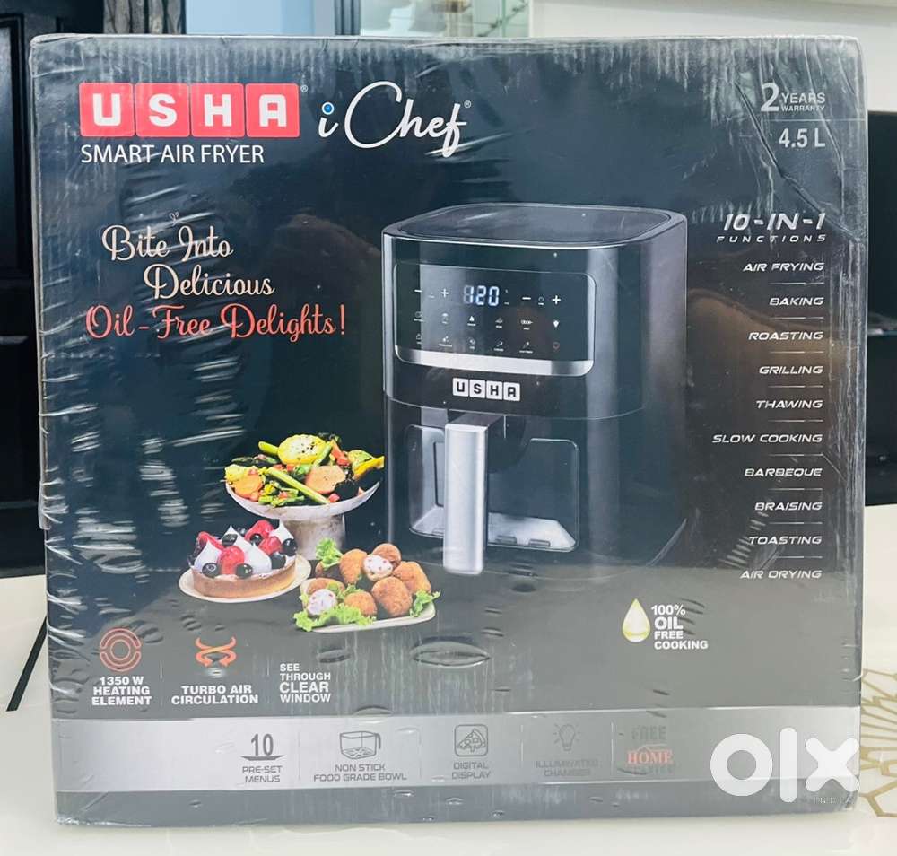 Usha iCHEF smart air fryer, 4.5 ltr