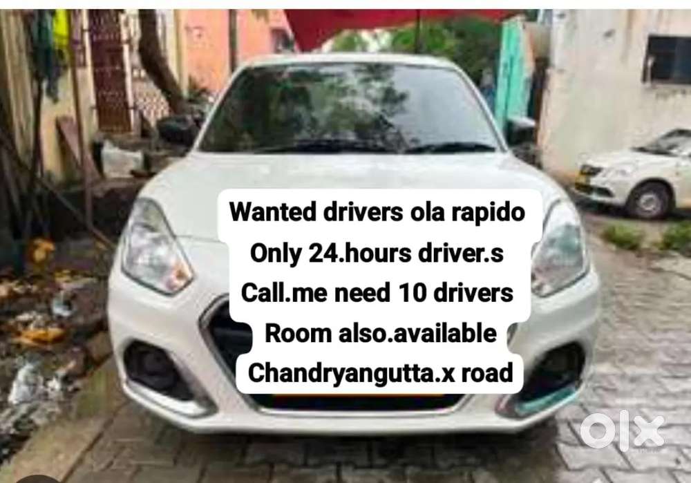 Wanted drivers ola 24 hours only call room available