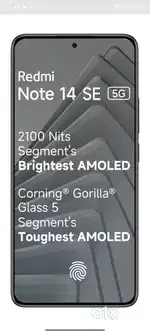 Redmi note 14se 5G brand new one month only use