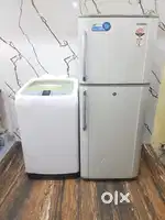 *7*Samsung double door refrigerator & samsung washing machine*7*