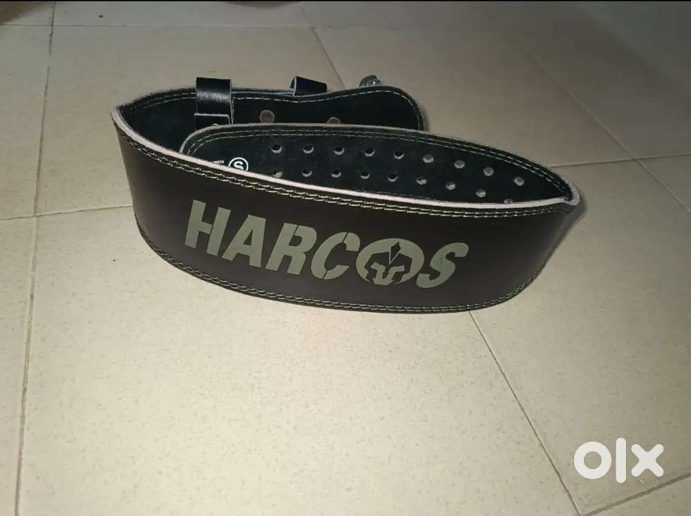 Gym Weightlifting Powerlifting Belt & Wrist Straps.