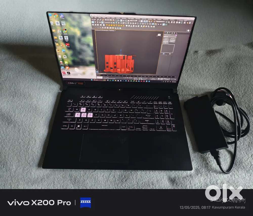 ASUS GAMING LAPTOP  F17 NVIDIA 6GB GRAPHICS 24 GB UPGRADE DDR5 RAM