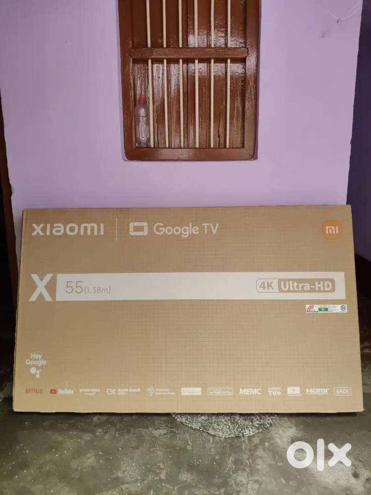 MI TV 4k ultra hd 55  seal packed with Bill