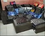 7 seaters sofa with table