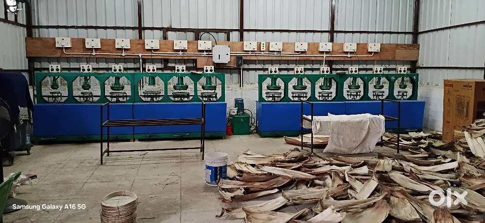 ARECA LEAF PLATES 2  MACHINES FOR SALE