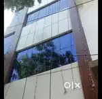 ACP SHEETS SILVER , USED AS FITTED IN BUILDING