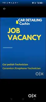 Car Detailing Staff Vacancy