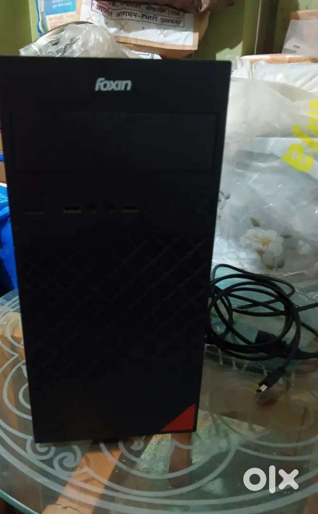 Foxin Cpu computer, with latest processor,keyboard,mouse and monitor.
