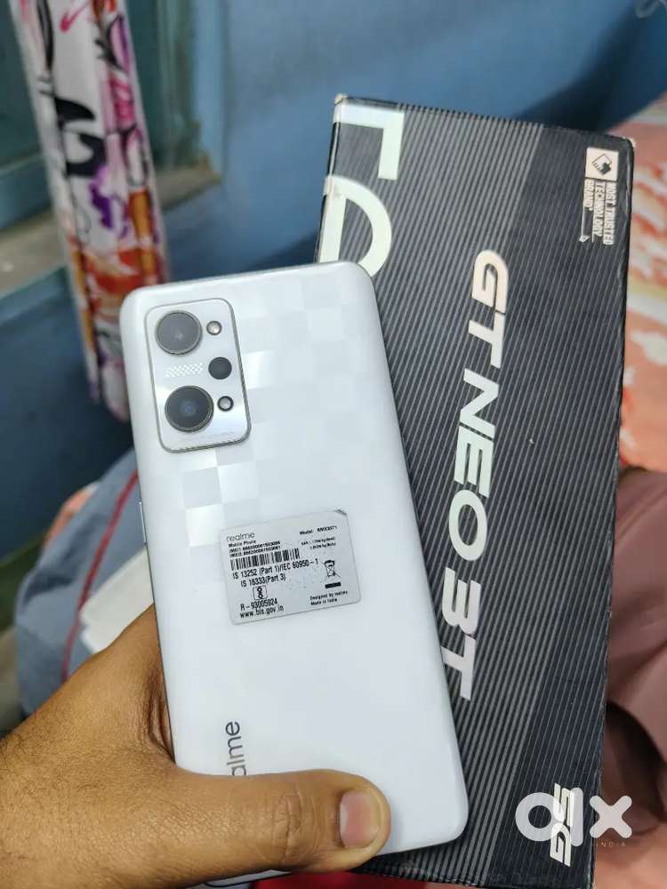 Realme Gt Neo 3T white 8/128GB bill box adaptor