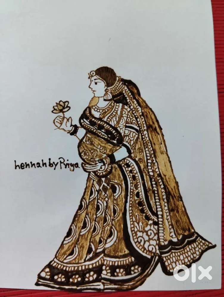 Professional henna artist