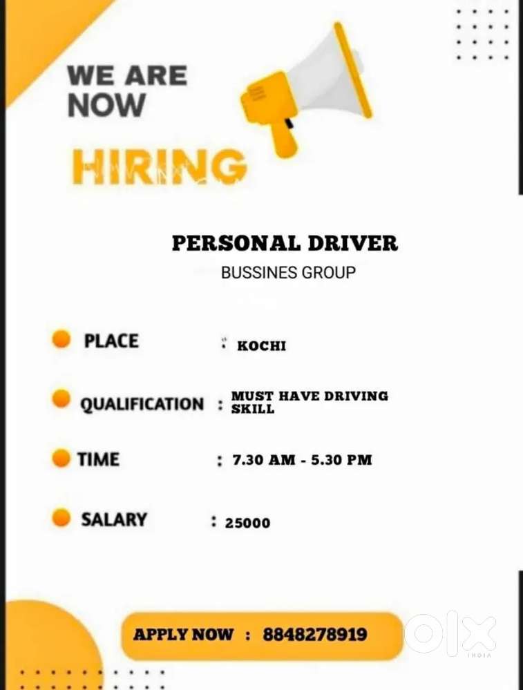 Driver vacant opening