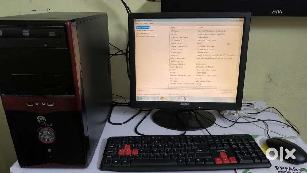 Windows 7 Desktop computer